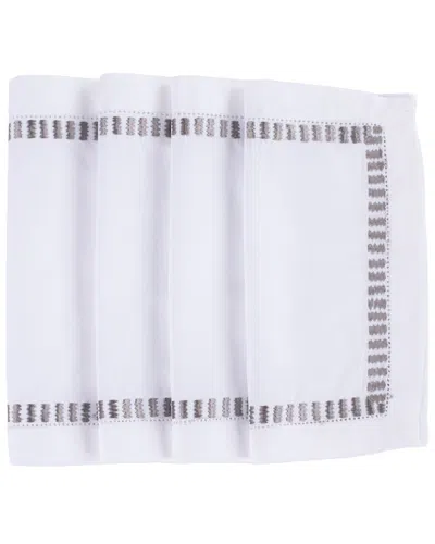 AMITY HOME AMITY HOME SET OF 4 SAVONA COCKTAIL NAPKINS
