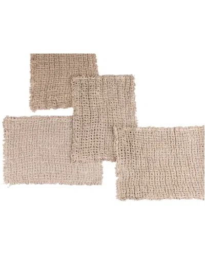 AMITY HOME AMITY HOME SET OF 4 TRAWICK LINEN PLACEMATS