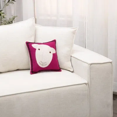 Amity Home Sheep Wool Felt Throw Pillow