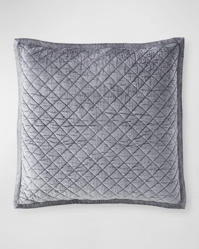 Amity Home Simona Velvet Euro Sham In Blue