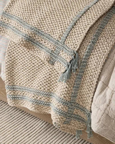 Amity Home Skye Throw, 50" X 60" In Mineral