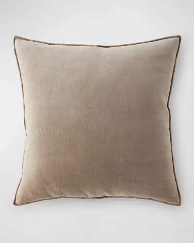 Amity Home Sloane Pillow, 24" Square In Mushroom