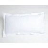 Amity Home Solid Color 100% Cotton Sham In White