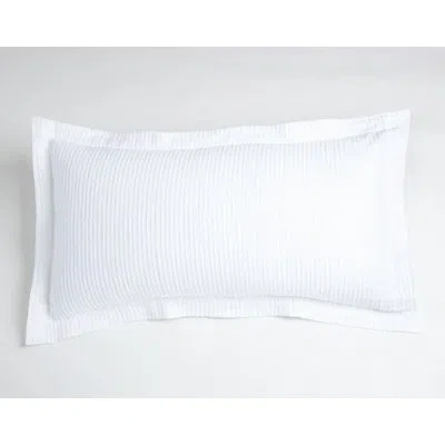 Amity Home Solid Color 100% Cotton Sham In White