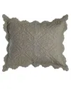 Amity Home Standard Zella Sham In Gray
