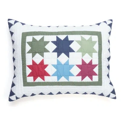 Amity Home Star Boss Sham In Green