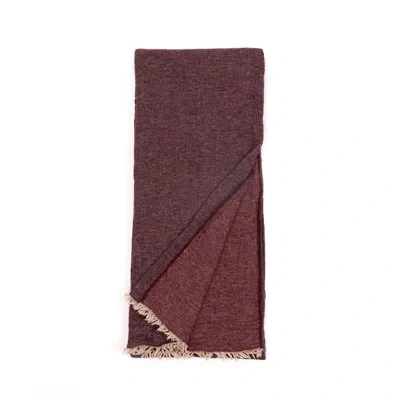 Amity Home Throw In Cabernet