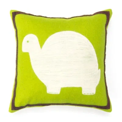 Amity Home Wool Throw Pillow In Green