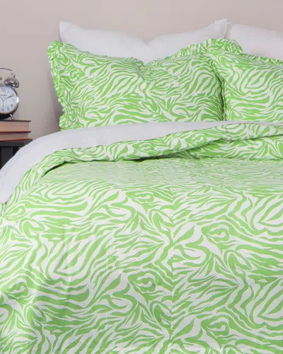 Amity Home Zabrina Duvet Cover In Green