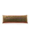 Amity Home Zenda Large Bolster Pillow In Brown