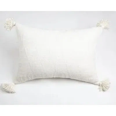 Amity Home Zeye Solid Color 100% Cotton Sham In Ivory