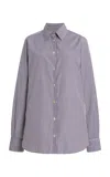 Amiya Britannia Button-down Cotton Shirt In Multi