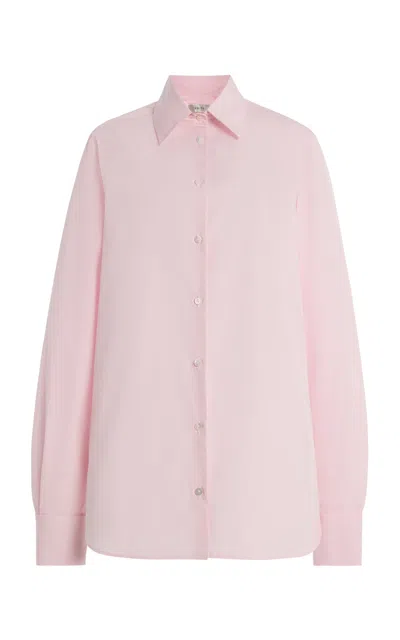 Amiya Britannia Button-down Cotton Shirt In Pink