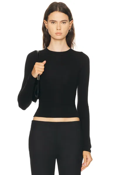 Amiya Cara Long Sleeve Shirt In Black