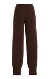 Amiya Heritage Travel Cashmere Pants In Brown