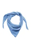 Amiya La Mini Cashmere Scarf In Blue
