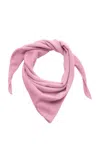 Amiya La Mini Cashmere Scarf In Pink