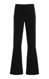 Amiya Legacy Kick Flare Cotton-blend Pants In Black