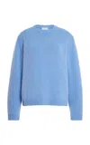Amiya Nevia V-neck Cashmere Sweater In Blue