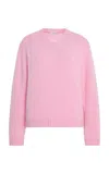 Amiya Nevia V-neck Cashmere Sweater In Pink