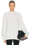 Amiya Signature Sweater In White