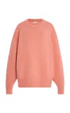 Amiya Ursa Relaxed Cashmere Sweater In Pink