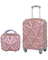 AMKA AMKA GEM 2PC CARRY-ON & VANITY CASE SET