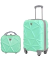 AMKA AMKA GEM 2PC CARRY-ON & VANITY CASE SET