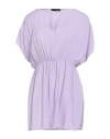 Amnè Woman Top Lilac Size L Viscose In Purple