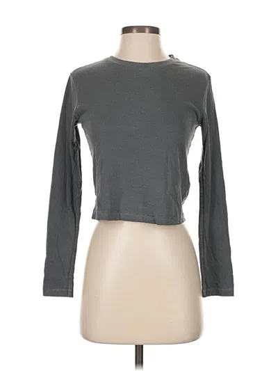 Pre-owned Amo 3/4 Sleeve T-shirt In Gray