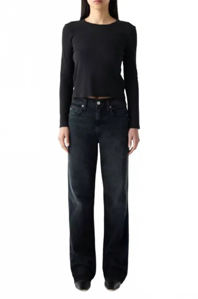 Amo Annette High Rise Straight Leg Jeans In Spark In Multi