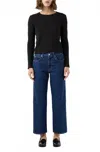 Amo Billie Flare Jeans In Stunner In Black