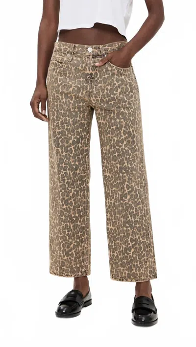 Amo Billie Jeans In Leopard In Brown