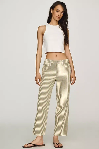 Amo Billie Mid-rise Straight Jeans In Neutral