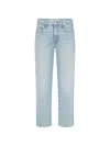 Amo Billie Straight Leg Jean In Adulation In Blue
