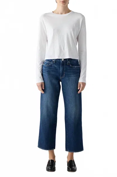 Amo Billie Wide Leg Jeans In Metaphor In Blue