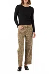 Amo Billie Mid-rise Straight-leg Jeans In Brown