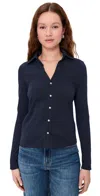 Amo Carolyn Button Down Twilight In Black