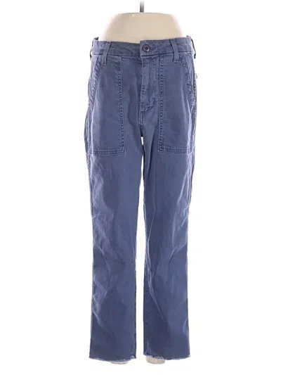 Pre-owned Amo Casual Pants In Blue