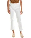 Amo Chloe Crop Jean In White Sands In White