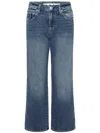 Amo Cropped Straight-leg Jeans In Blue