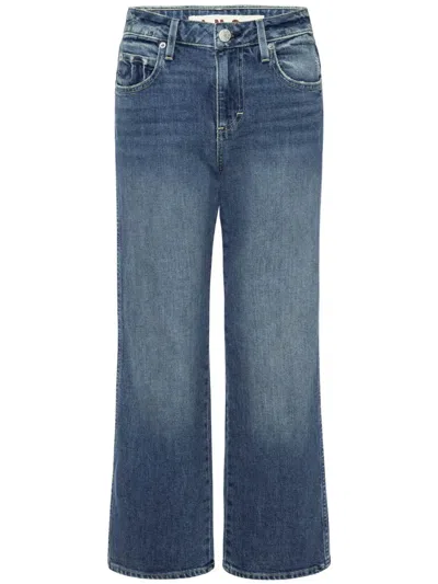 Amo Cropped Straight-leg Jeans In Blue