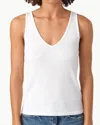 Amo Dona Sleeveless Tee In White In White
