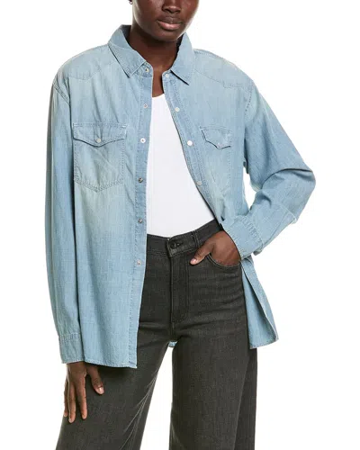 Amo Denim Amo Angela Shirt In Blue