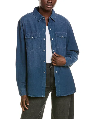 Amo Denim Amo Angela Shirt In Blue