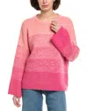 Amo Denim Amo Aretha Alpaca & Wool-blend Tonal Sweater In Pink