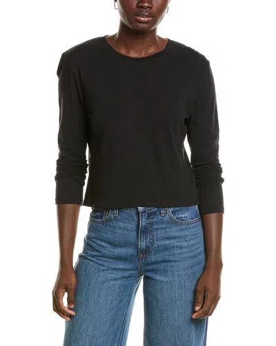 Amo Denim Amo Babe Linen-blend T-shirt In Multi