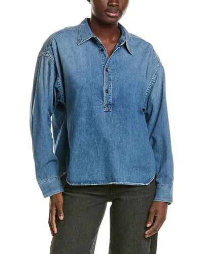Amo Denim Amo Carole Shirt In Blue