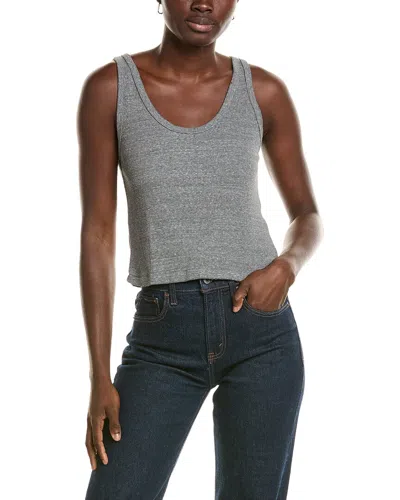 Amo Denim Amo Crop Rib Tank In Grey