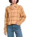 Amo Denim Amo Denise Shirt In Brown